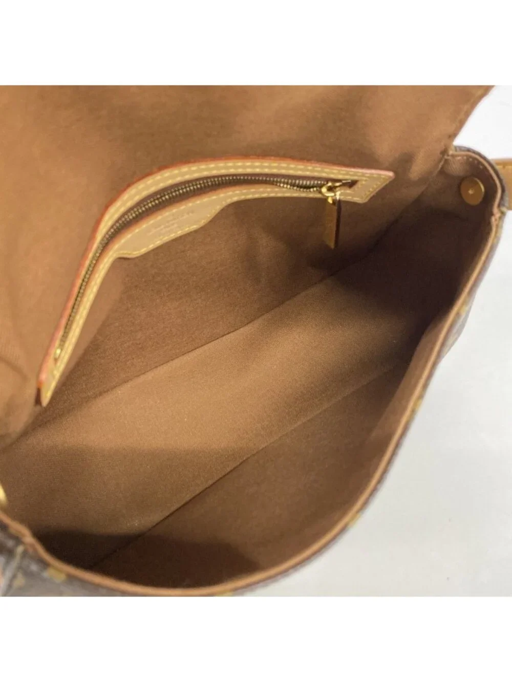Louis Vuitton Shoulder Bag Monogram Mini Looping Brown